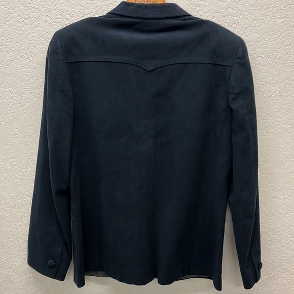 Vintage LeBaron California Navy Suede Blazer - Picture 7 of 9